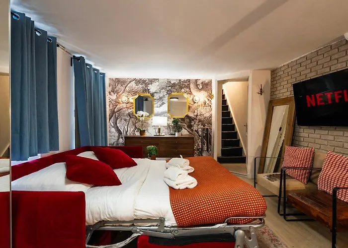 Stylish Duplex 6p - Bastille,gare De Lyon Lägenhet